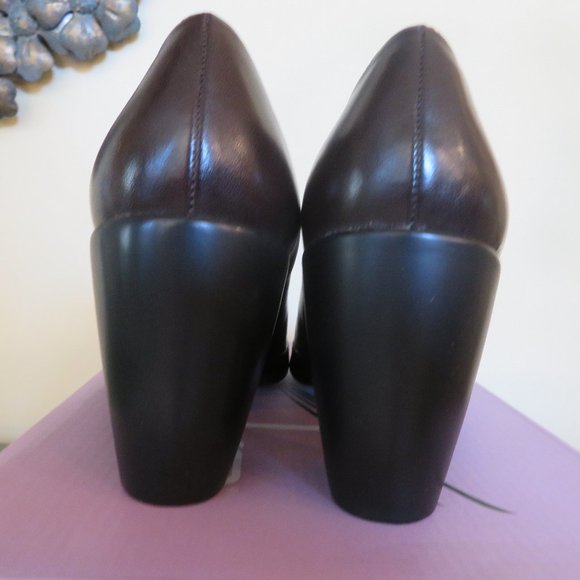 Dansko Left Bank Collection Women’s Tara Leather Napa Brown Platform Shoe 39 - Picture 7 of 9